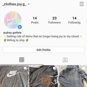 Selling clothes on instagram